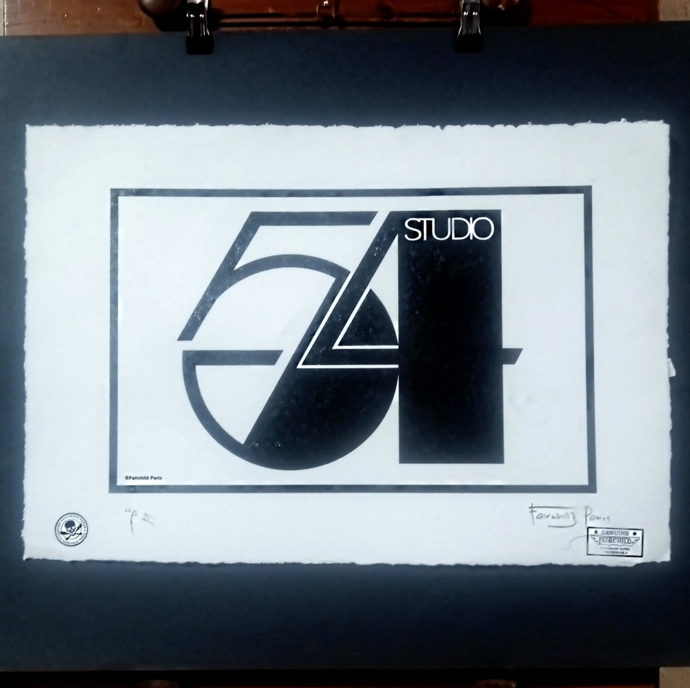 Studio 54  Limited Edition Print, Hand signed Fairchild Paris